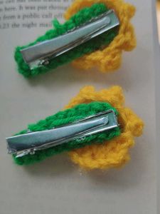 Sunflower Hair Clips