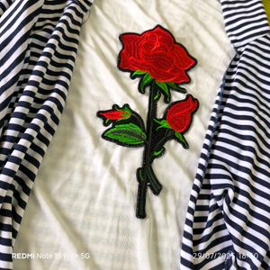 Rose Patch Top