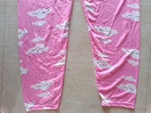 Pink Cloudy Pyjama Pants