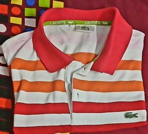 Lacoste Striped Polo Shirt