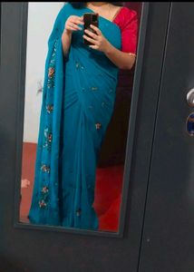 Blue 💙 Saree