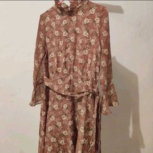 Floral Print Midi Dress