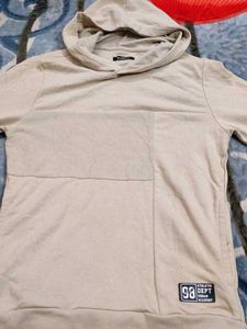 Beige Athletic Dept Hoodie