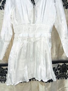 Elegant White Mini Dress
