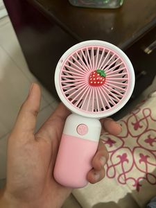 Cute Strawberry Mini Fan