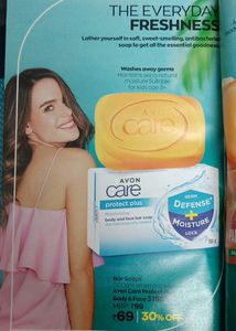 Avon Care Body And Face Bar Soap