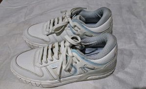 Red Tape White Mid-Top Sneakers