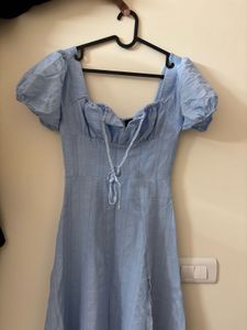 Light Blue Midi Dress