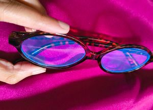 Leopard print glasses