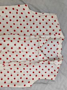 Polka Dot Sleeveless Top