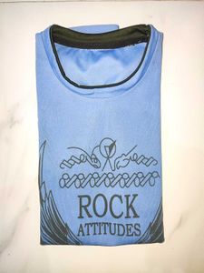 Blue Graphic Print T-Shirt