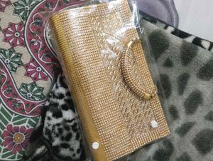 Golden Clutch Purse