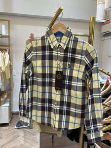 Checkered Casual Shirt with teddy bear embroidery