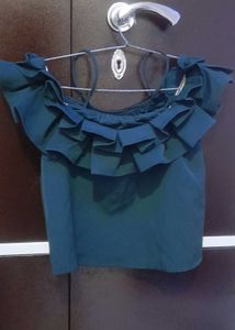 Ruffled Off-Shoulder Top