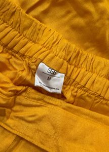 Yellow palazzos-Size M