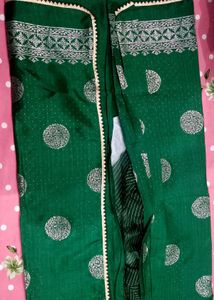 Green Ethnic Partywear Saree