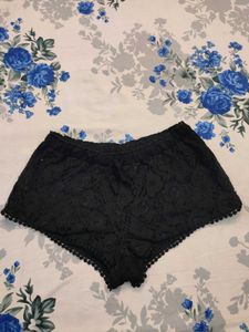 Black Lace Shorts