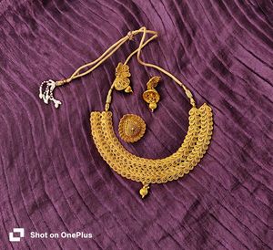Gold Plated Necklace Set