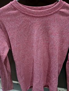 Pink Winter Top