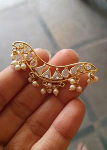 Polki White Stone Pendent