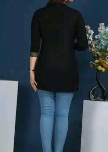 Combo of 2 Embroidered Black Kurta