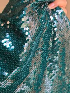 ZARA Sequin Back Tie Mini Dress