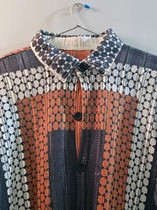 Zara Store Crochet Shirt