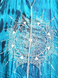 Blue Tie-Dye Kurta