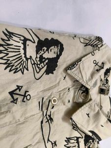 Graphic Printed Beach Shirt ❣️