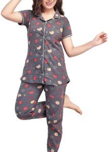Cute Printed Pajama Set