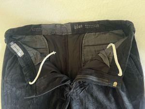 Black Courduroy Slim Fit Pants