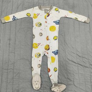 Burt's Bees Baby Celestial Zippered Romper