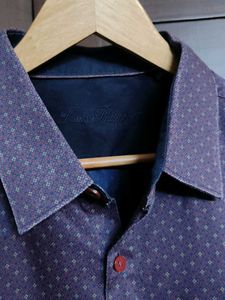 Louis Philippe Men Slimfit Stylish Patterned Shirt