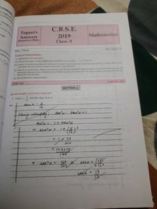 CBSE question Bank Class X Mathematics (Standard)