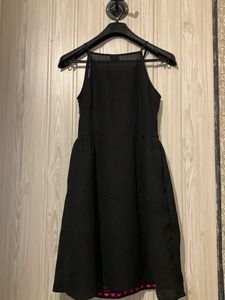 Mini Black Dress A-line- Oxygen (Size S)