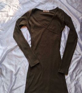 Olive Bodycon Dress