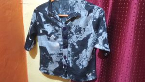 Abstract Print Shirt