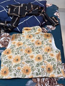 Sunflower Print Top