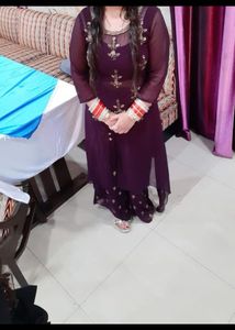 Elegant Purple Kurta Set