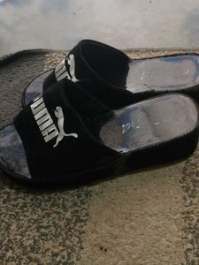 Puma Black Slides