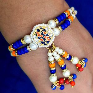 Colorful Beaded Rakhi
