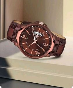 Stylish Brown Wrist Watch