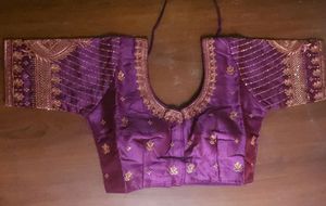 cotton silk blouse