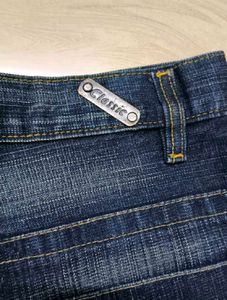 Dark Wash Denim Jeans Boot Cut