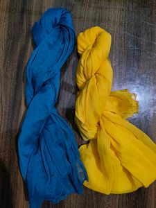 Blue &amp; Yellow Dupatta