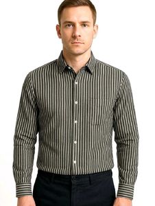 Stylish Striped Shirt | Chest 40