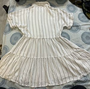 A cute white mini dress