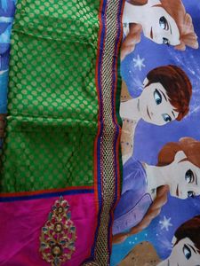 Green And Pink Dupatta