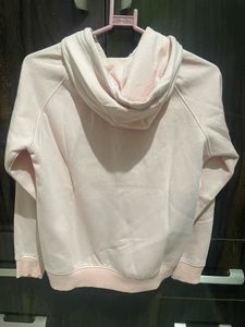 Baby Pink Hoodie With Cap