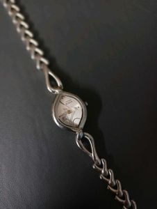 Silver-Tone Chain Watch